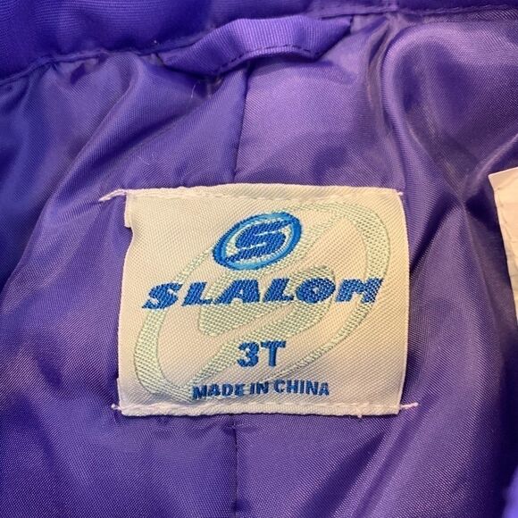 Slalom Ski Pants Purple Girls Size 3t - Picture 4 of 7
